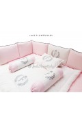 Baby Bumper Set - Bordir Inisial - Eliza Edition